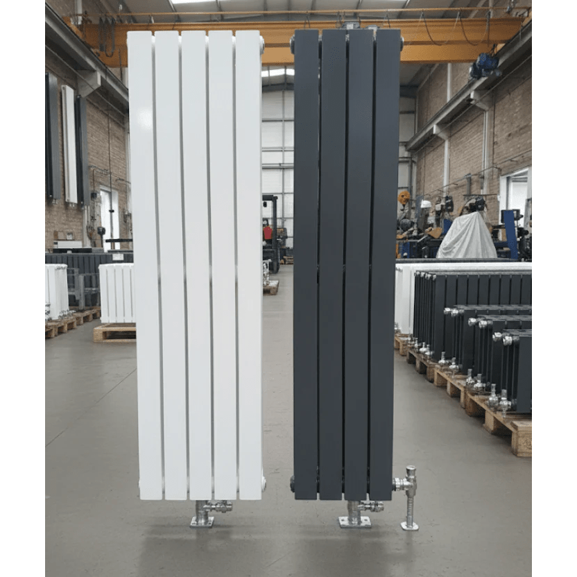 Flat Panel Radiators — Designer Vertical & Horizontal, Single & Double Panel, Anthracite, Black & White UK Central Heating Radiators - Rackerman