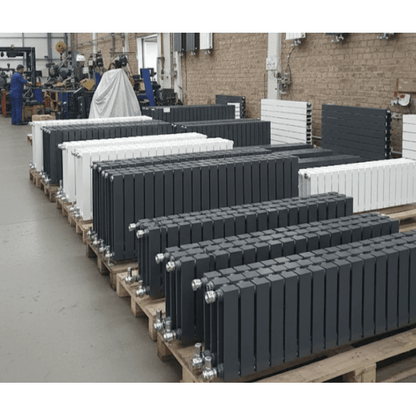Flat Panel Radiators — Designer Vertical & Horizontal, Single & Double Panel, Anthracite, Black & White UK Central Heating Radiators - Rackerman