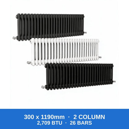 Flat Panel Radiators — Designer Vertical & Horizontal, Single & Double Panel, Anthracite, Black & White UK Central Heating Radiators - Rackerman