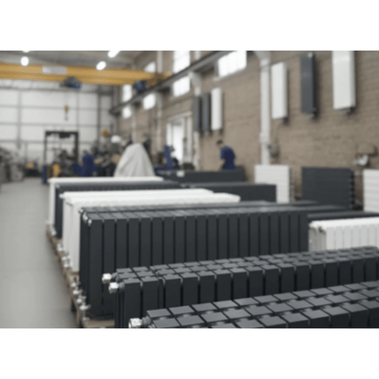 Flat Panel Radiators — Designer Vertical & Horizontal, Single & Double Panel, Anthracite, Black & White UK Central Heating Radiators - Rackerman