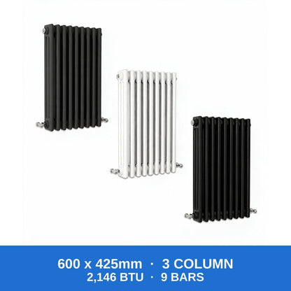 Flat Panel Radiators — Designer Vertical & Horizontal, Single & Double Panel, Anthracite, Black & White UK Central Heating Radiators - Rackerman