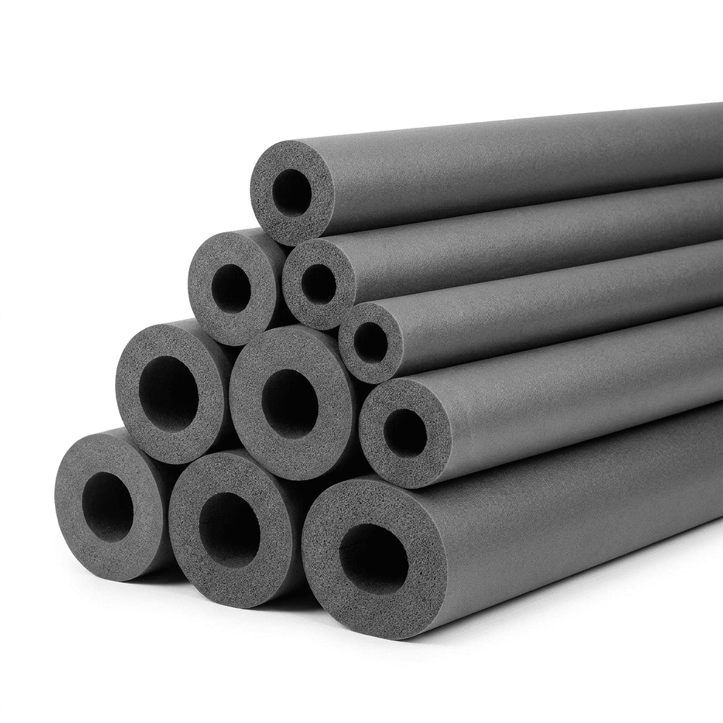 Foam Pipe Insulation Lagging – 15mm to 42mm Bore, 9mm–25mm Wall, 10m to 100m Rolls for Copper, Plastic & Steel Pipe - Rackerman