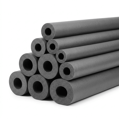 Foam Pipe Insulation Lagging – 15mm to 42mm Bore, 9mm–25mm Wall, 10m to 100m Rolls for Copper, Plastic & Steel Pipe - Rackerman