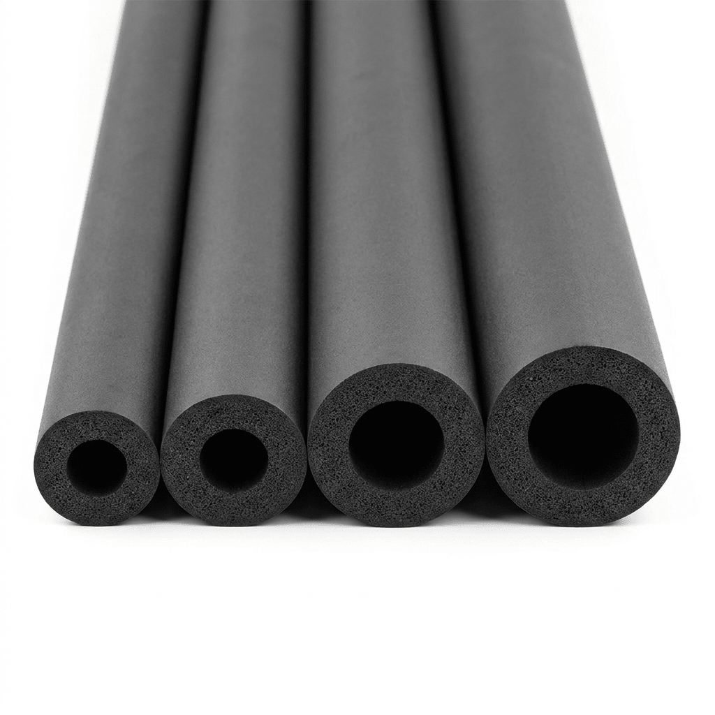 Foam Pipe Insulation Lagging – 15mm to 42mm Bore, 9mm–25mm Wall, 10m to 100m Rolls for Copper, Plastic & Steel Pipe - Rackerman