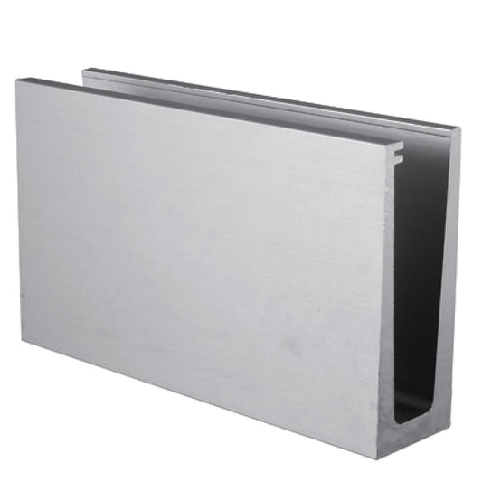Frameless Glass Balustrade Aluminium Channel - Bare - Rackerman