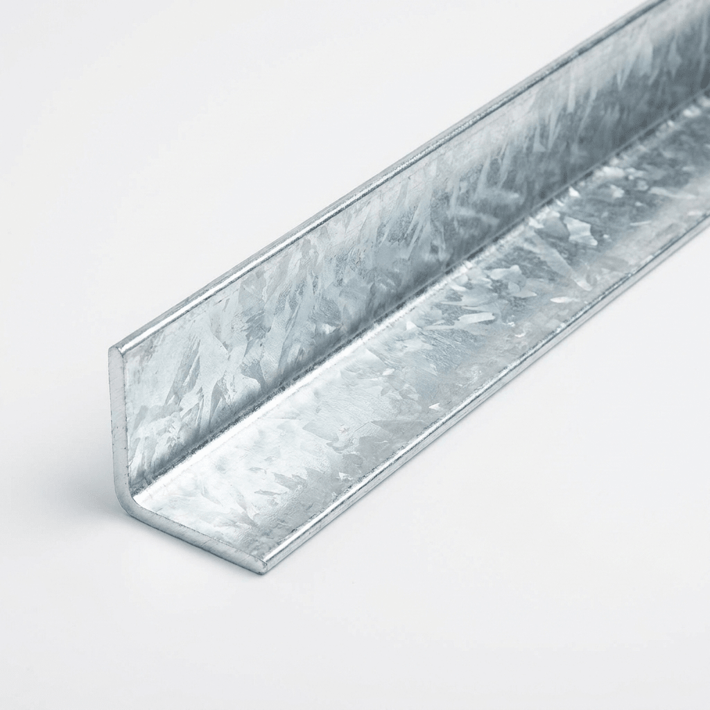 Galvanised Steel Angle – Hot-Dip Zinc Coated Equal Angle Iron, 6m Lengths & Cut to Size, for Outdoor Frames, Fencing & Agricultural Use - Rackerman