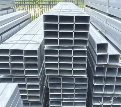 Galvanised Steel Box & Rectangle Section – 6m Lengths - Rackerman