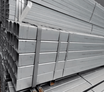Galvanised Steel Box & Rectangle Section – 6m Lengths - Rackerman