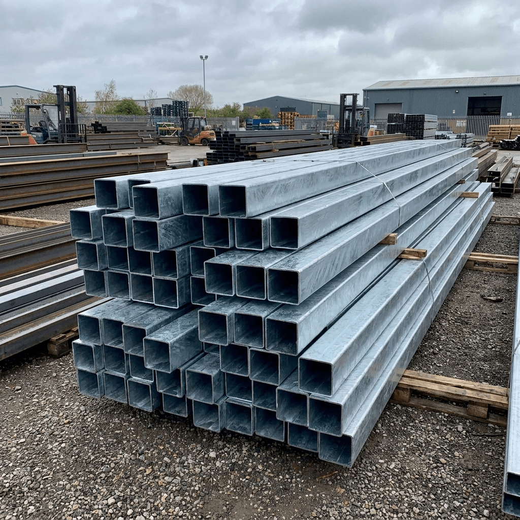 Galvanised Steel Box & Rectangle Section – Square Hollow Section SHS & RHS, 6m Lengths & Cut to Size, Galv Steel Tube for Fabrication - Rackerman