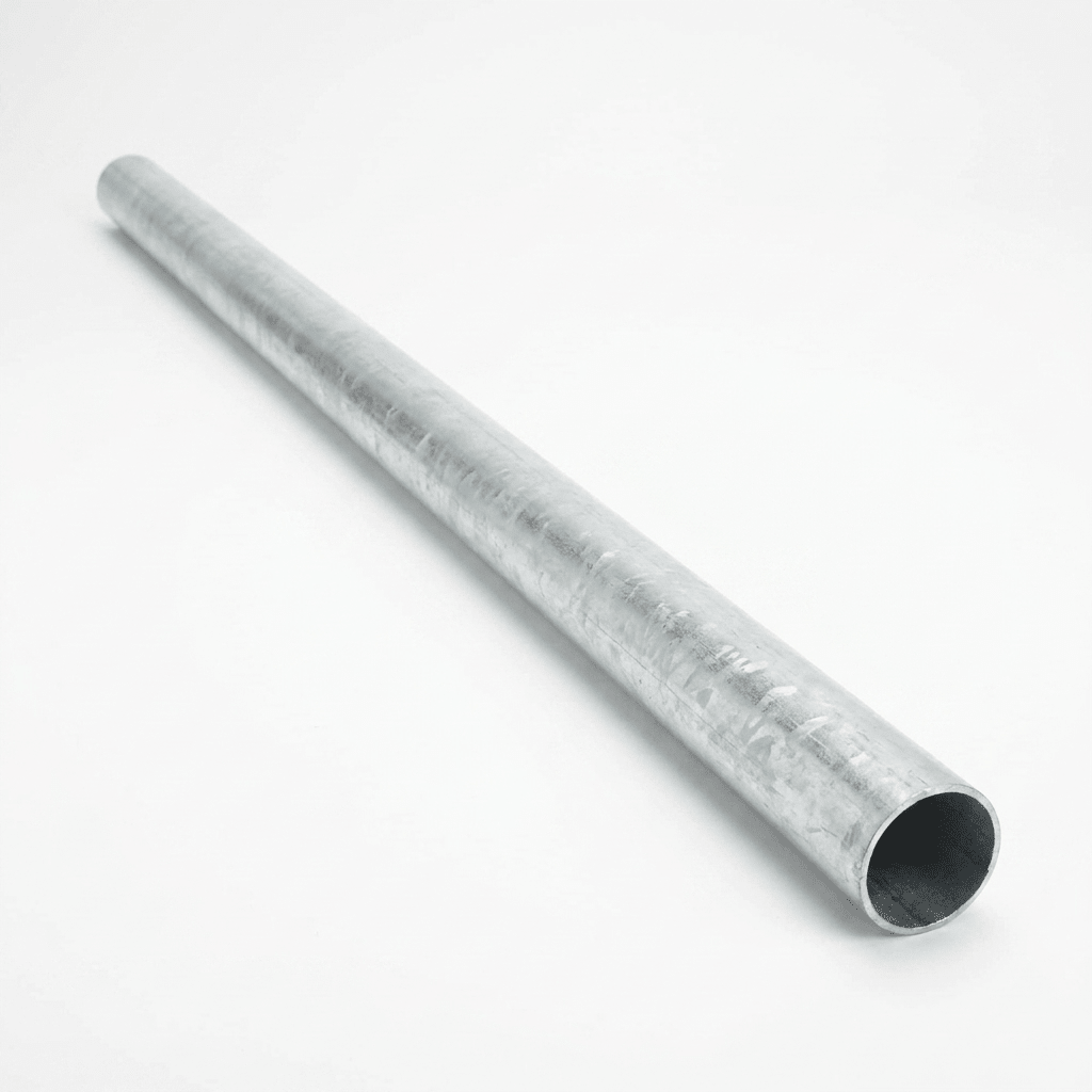 Galvanised steel tube 6.5m BS 1387 - zinc coated round tube product photo