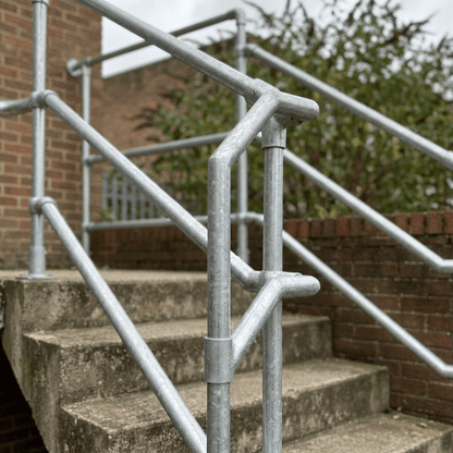 Galvanised steel tube for fencing and handrails