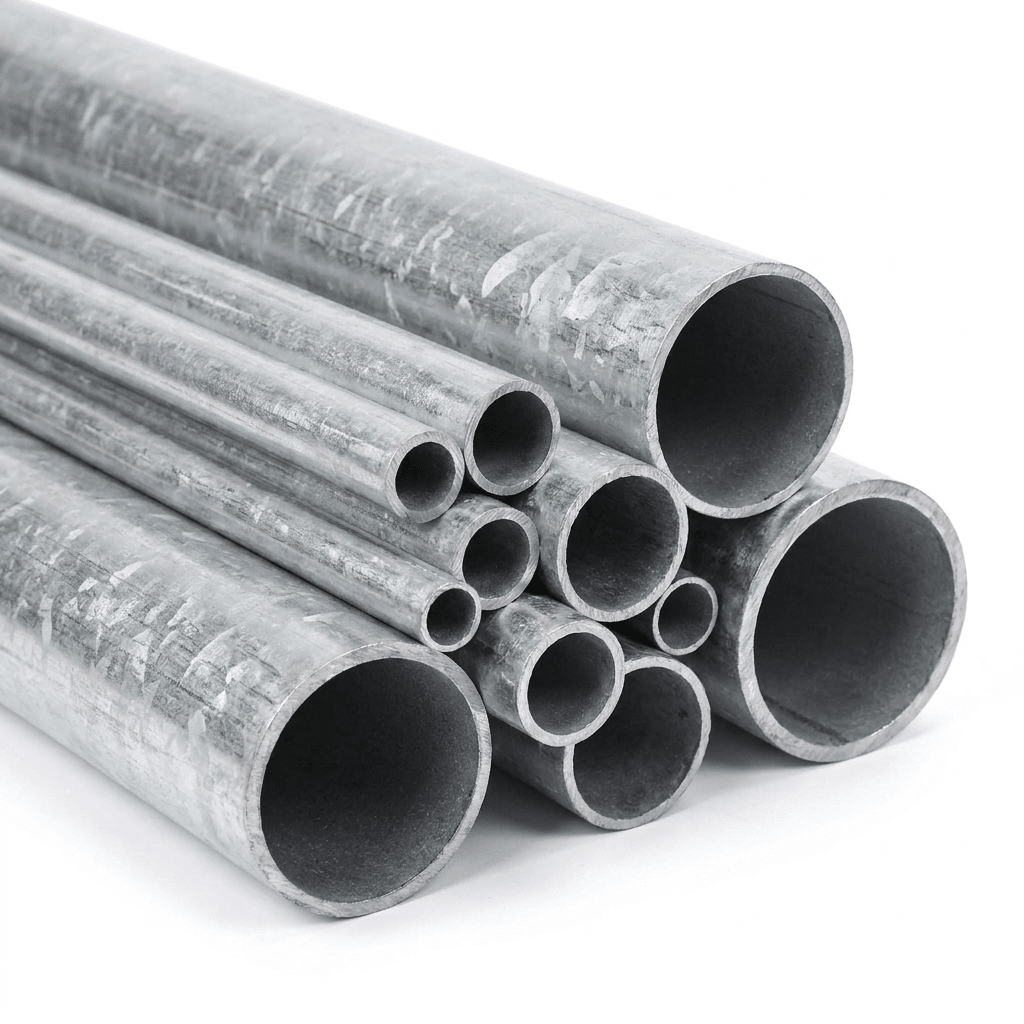 Cut to size galvanised steel tube 6.5m lengths