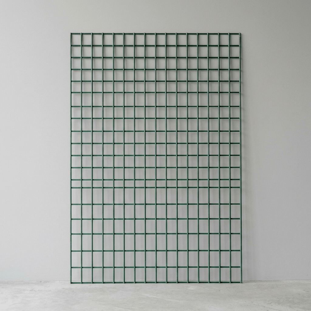 Green Mesh Fencing – Green PVC Coated Welded Wire Mesh Panels, 12 Gauge, 6ft x 3ft, Garden Mesh Fence Panels - Rackerman