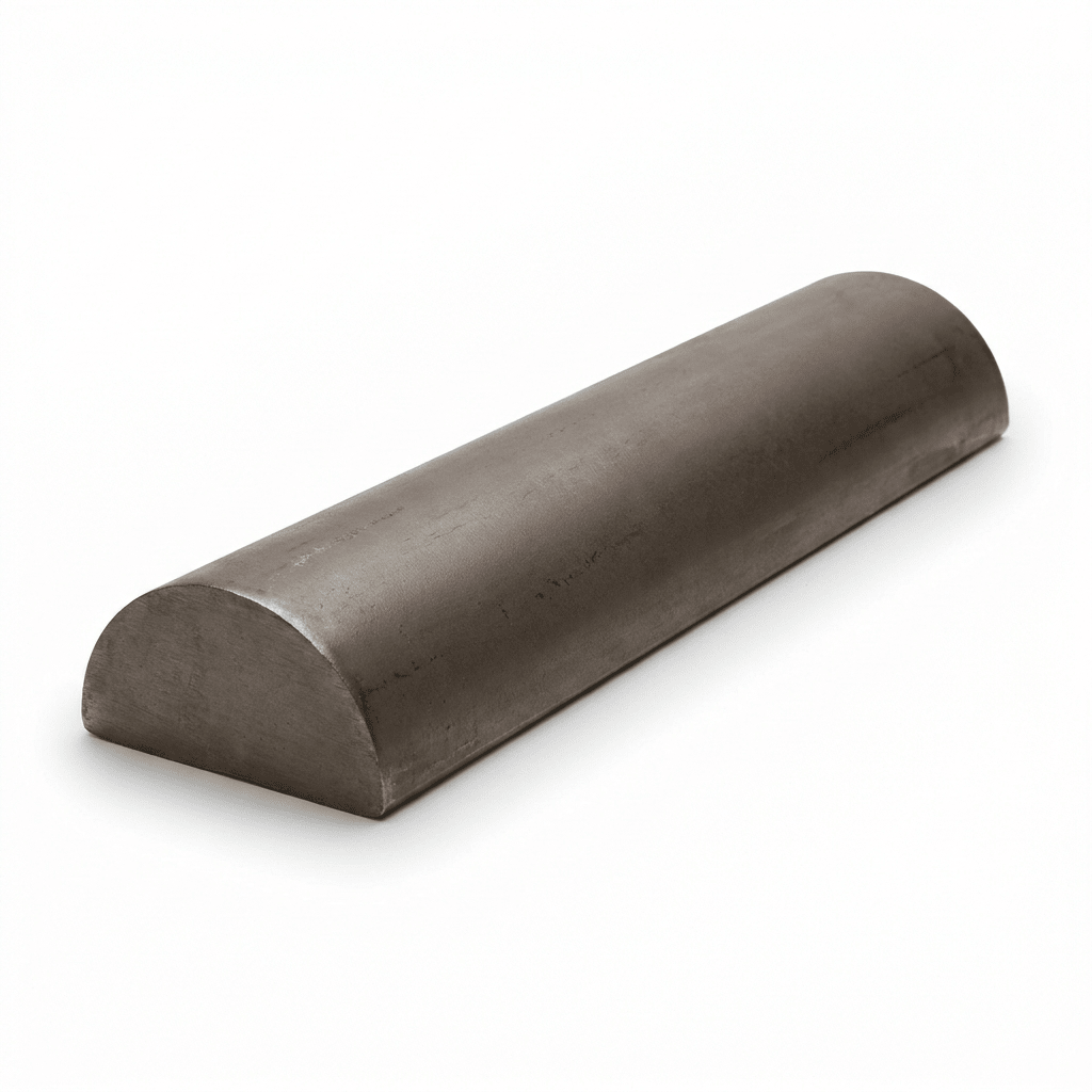 Half Round Bar – Steel Handrail & Capping Rail, Solid Steel Half Round Bar for Balustrades & Railings - Rackerman