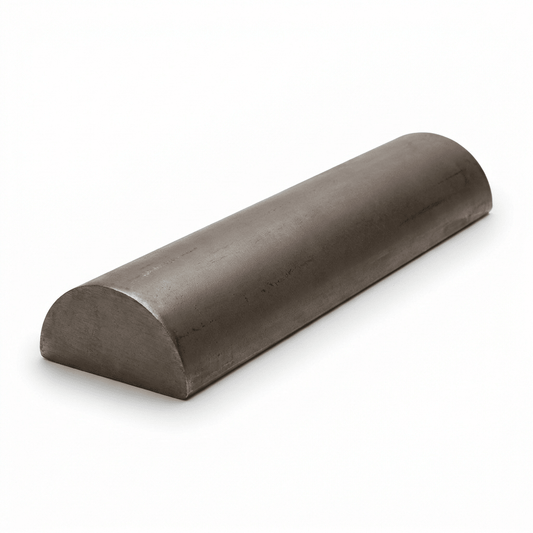 Half Round Bar – Steel Handrail & Capping Rail, Solid Steel Half Round Bar for Balustrades & Railings - Rackerman
