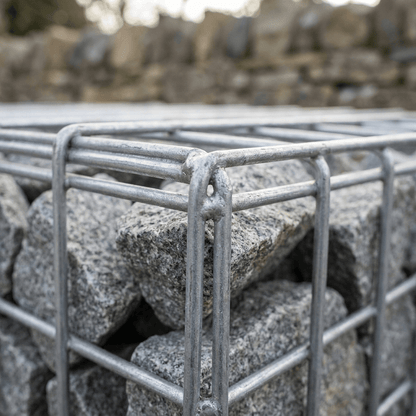 Heavy Duty Gabion Baskets — 8 Gauge 4mm Galvanised Stone Cages - Rackerman