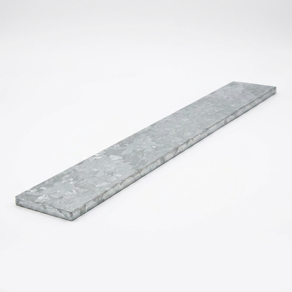 Galvanised mild steel flat bar 6m full length