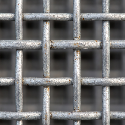 Close-up of 19x19mm galvanised welded wire mesh