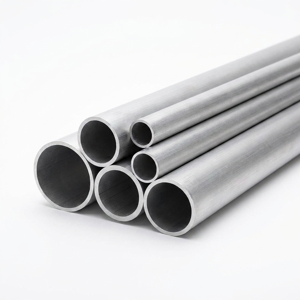 6063 T6 aluminium round tubes grouped diameters