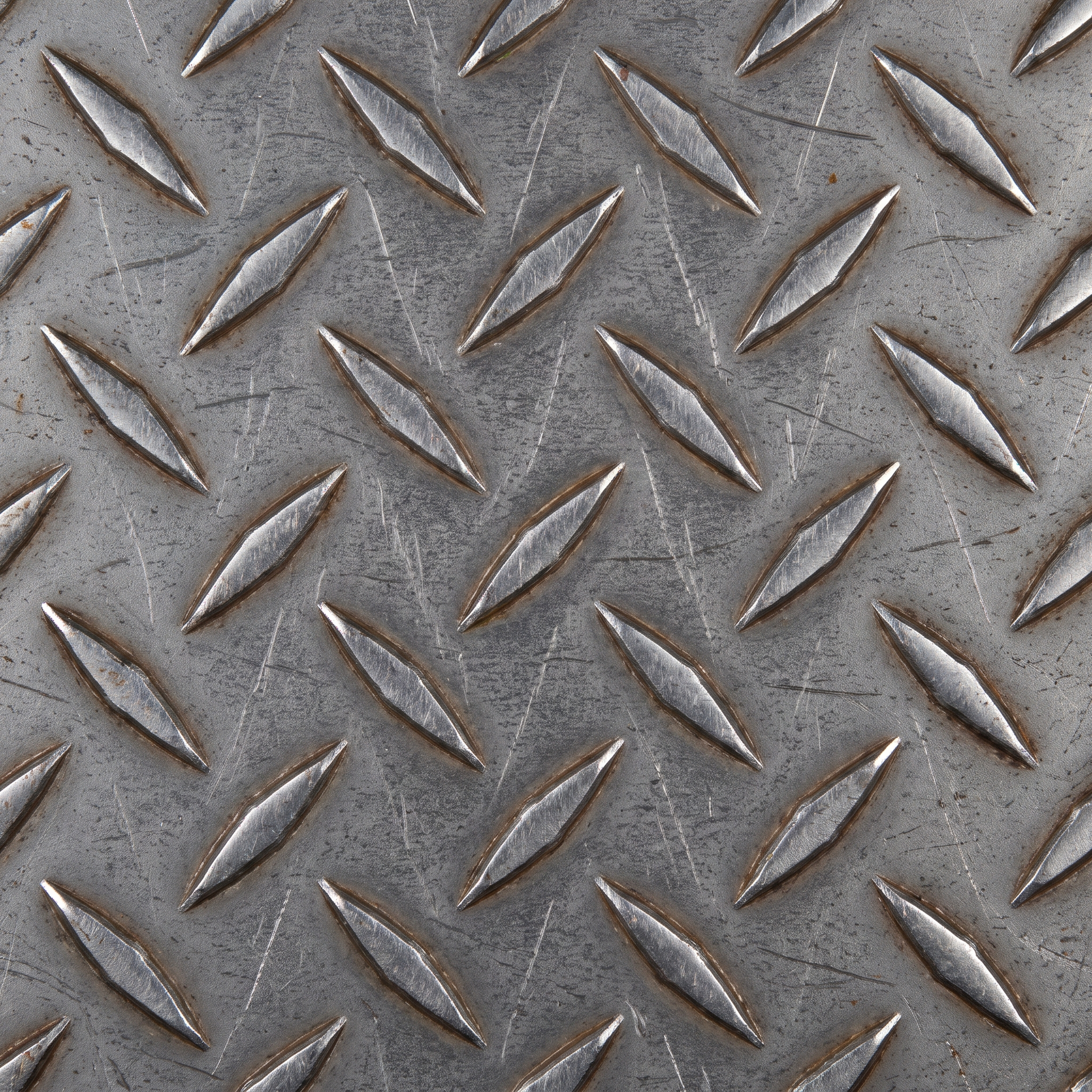 Mild steel durbar checker plate raised teardrop diamond anti-slip pattern close-up - S275 8x4