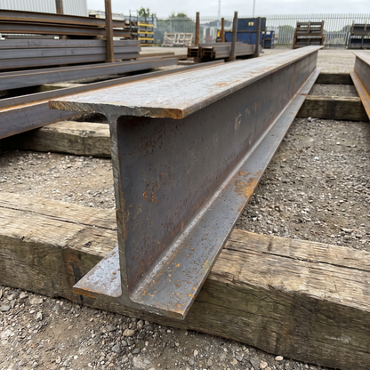 203x203 UC52 S355J0 universal column RSJ mill finish structural steel