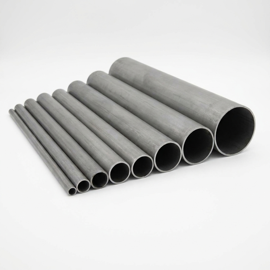 ERW mild steel round tubes in a range of diameters