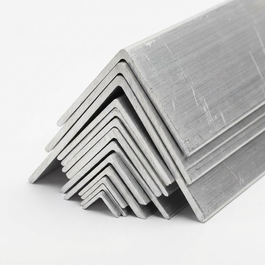 6063 T6 aluminium equal angles in a range of sizes