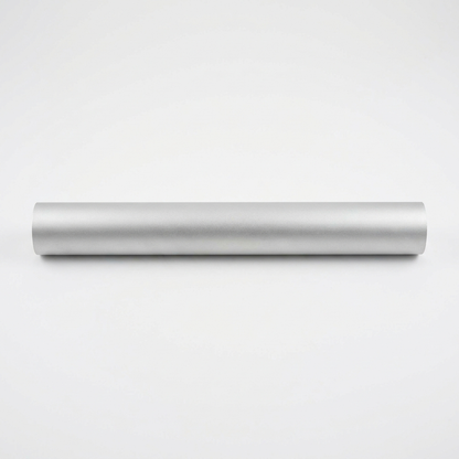 6063 T6 aluminium round bar on a white studio background