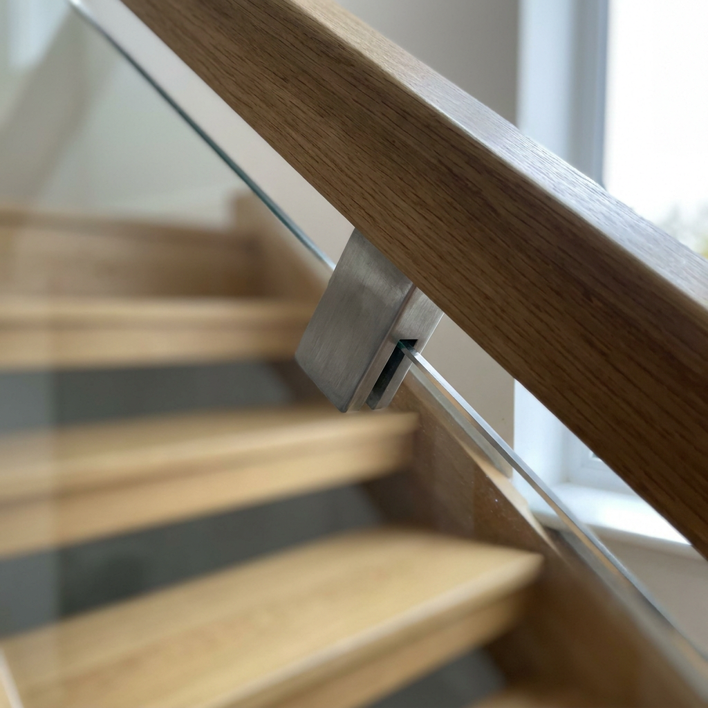 304 stainless steel square bar used as a balustrade support
