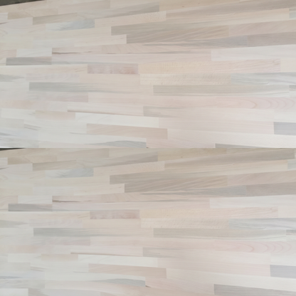 Natural solid beech worktop wood grain detail