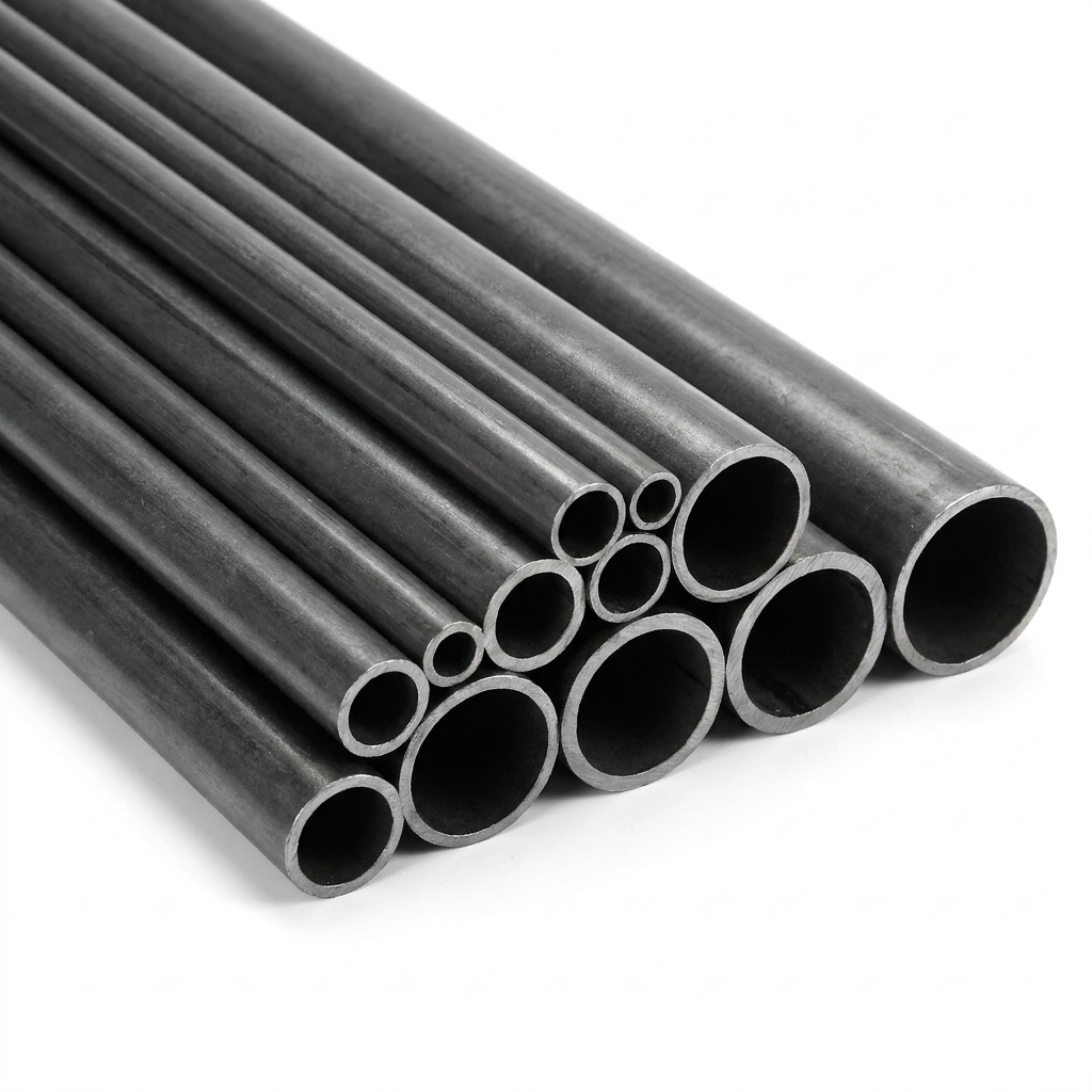ERW mild steel round tubes diameters 12mm to 38mm group