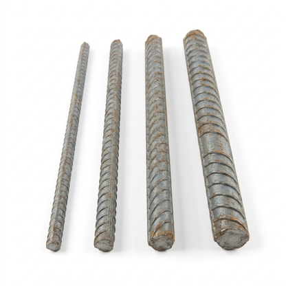10mm 12mm 16mm 20mm steel rebar diameters side by side size comparison