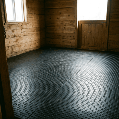 Horse Equestrian Rubber Stable Mats - 6'x4' - Rackerman