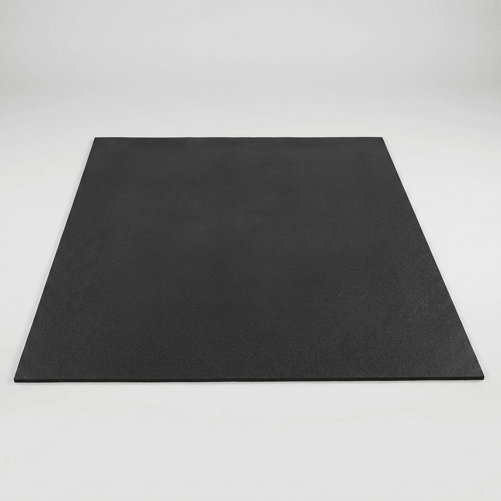 Large Rubber Gym Mat 6ft x 4ft – Heavy-Duty Commercial Gym Flooring - Rackerman