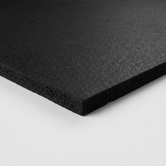 Large Rubber Gym Mat 6ft x 4ft – Heavy-Duty Commercial Gym Flooring - Rackerman