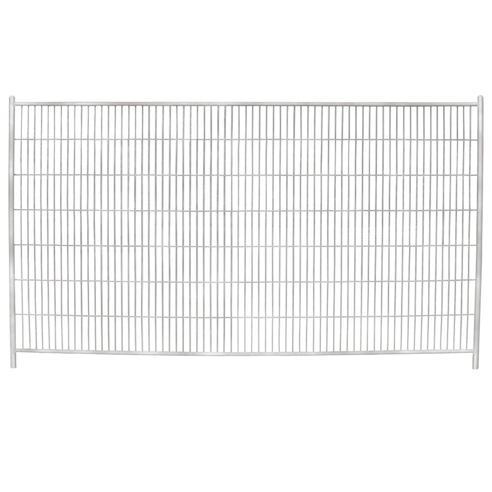 Square-top anti-climb temporary fence panel (Heras-style)