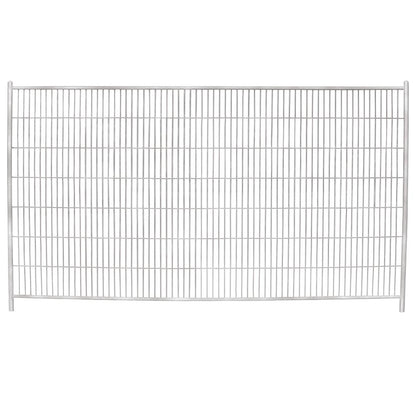Square-top anti-climb temporary fence panel (Heras-style)