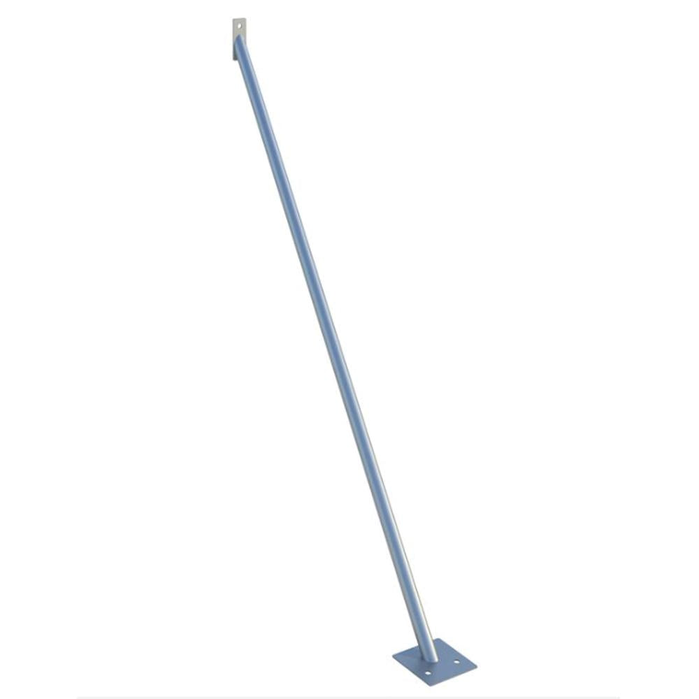 Stability brace for temporary fencing