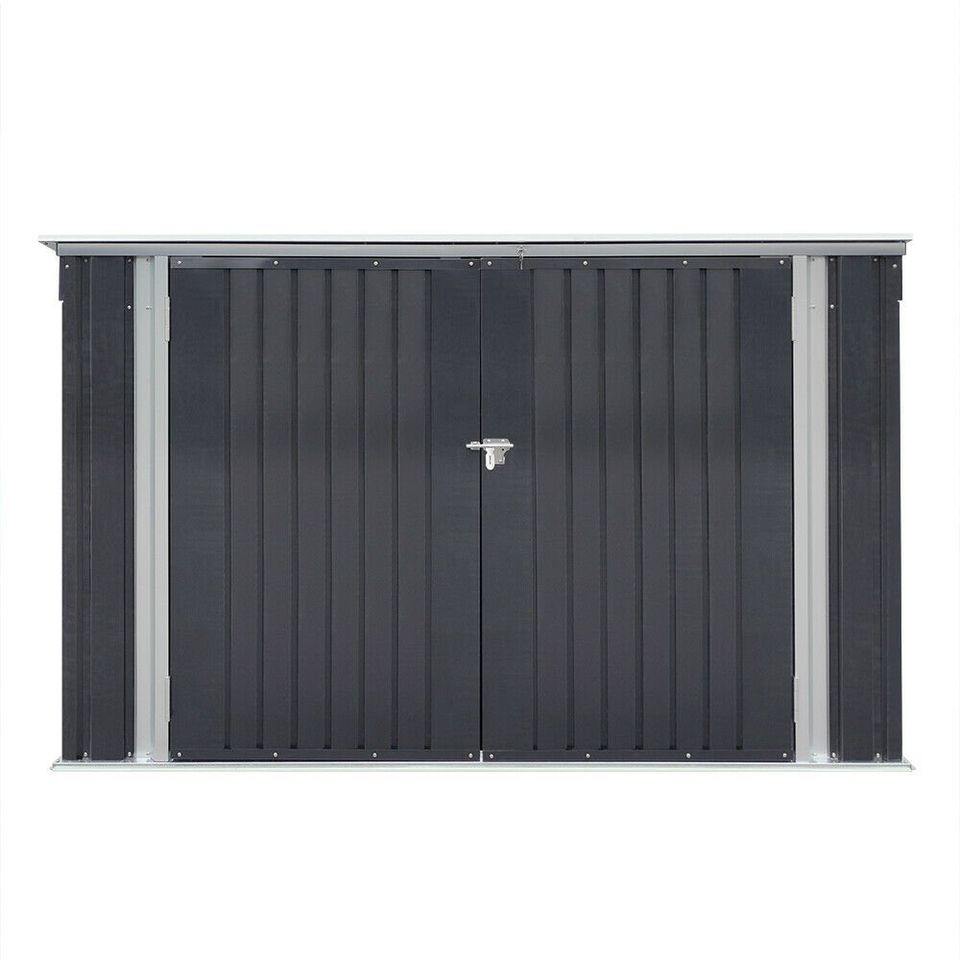 Metal Bike Shed – Heavy Duty Galvanised Steel Bike Storage - Rackerman