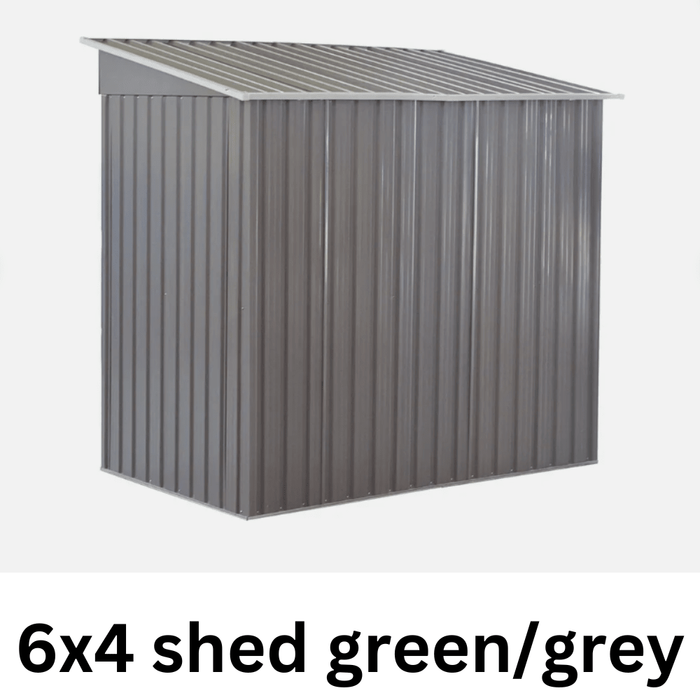Metal Garden Shed – Heavy Duty Galvanised Steel Shed with Floor, Outdoor Garden Storage & Workshop Building, Apex & Pent Roof - Rackerman