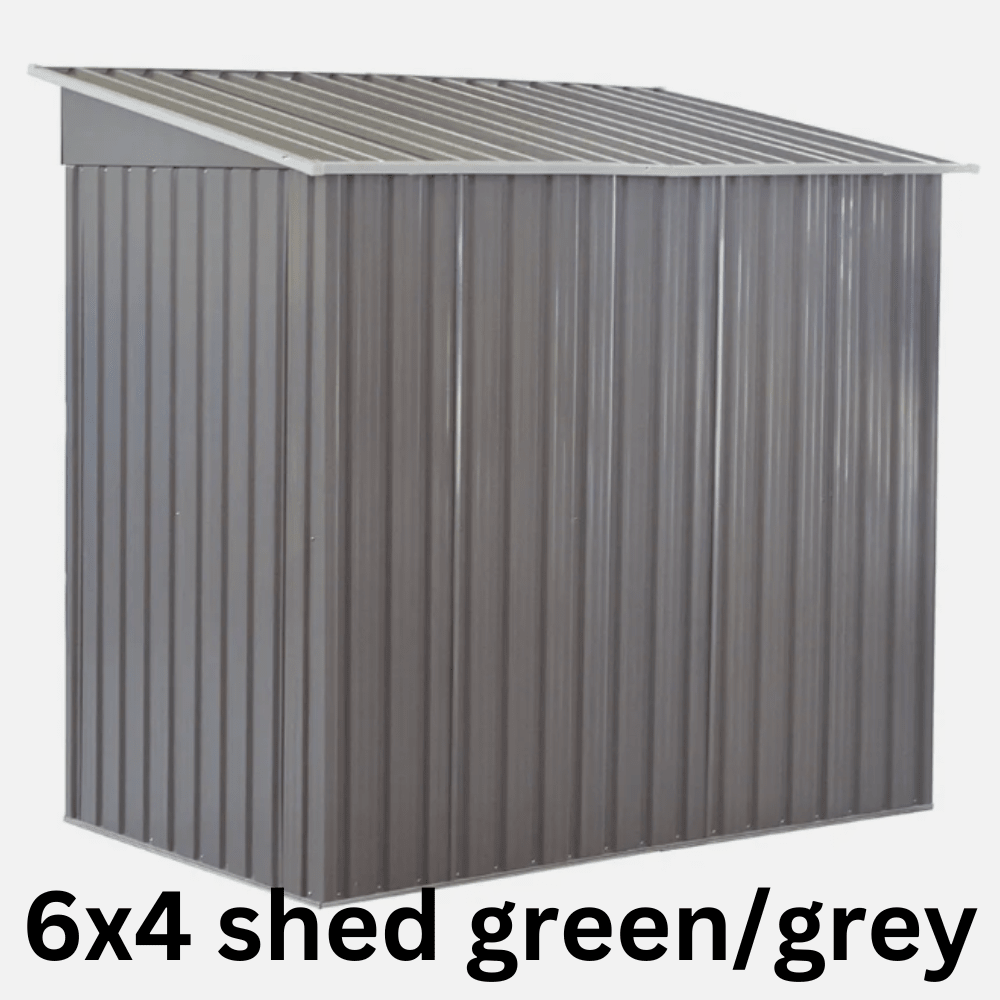 Metal Garden Shed – Heavy Duty Galvanised Steel Shed with Floor, Outdoor Garden Storage & Workshop Building, Apex & Pent Roof - Rackerman