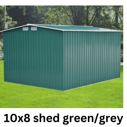 Metal Garden Shed | Heavy Duty Outdoor Storage & Workshop Building - Rackerman