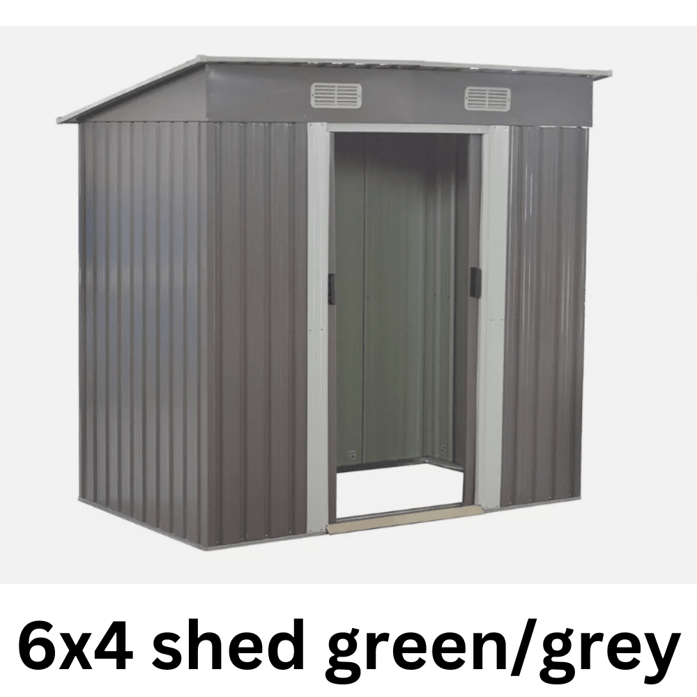 Metal Garden Shed | Heavy Duty Outdoor Storage & Workshop Building - Rackerman