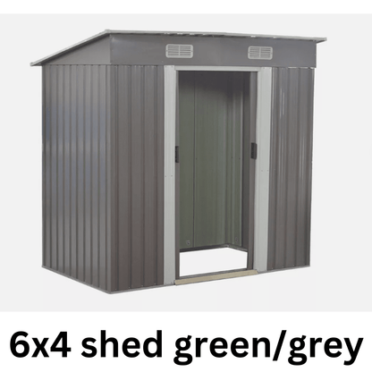 Metal Garden Shed | Heavy Duty Outdoor Storage & Workshop Building - Rackerman