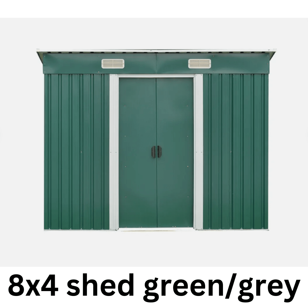Metal Garden Shed | Heavy Duty Outdoor Storage & Workshop Building - Rackerman