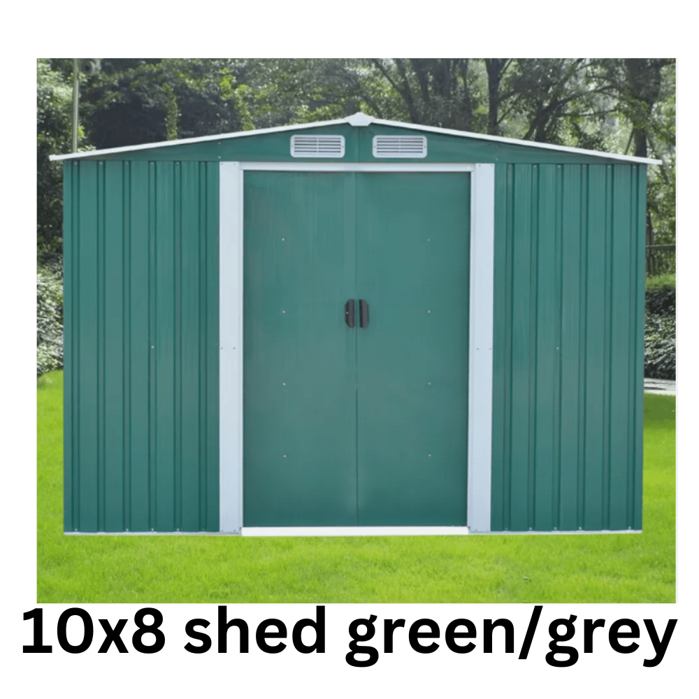 Metal Garden Shed | Heavy Duty Outdoor Storage & Workshop Building - Rackerman