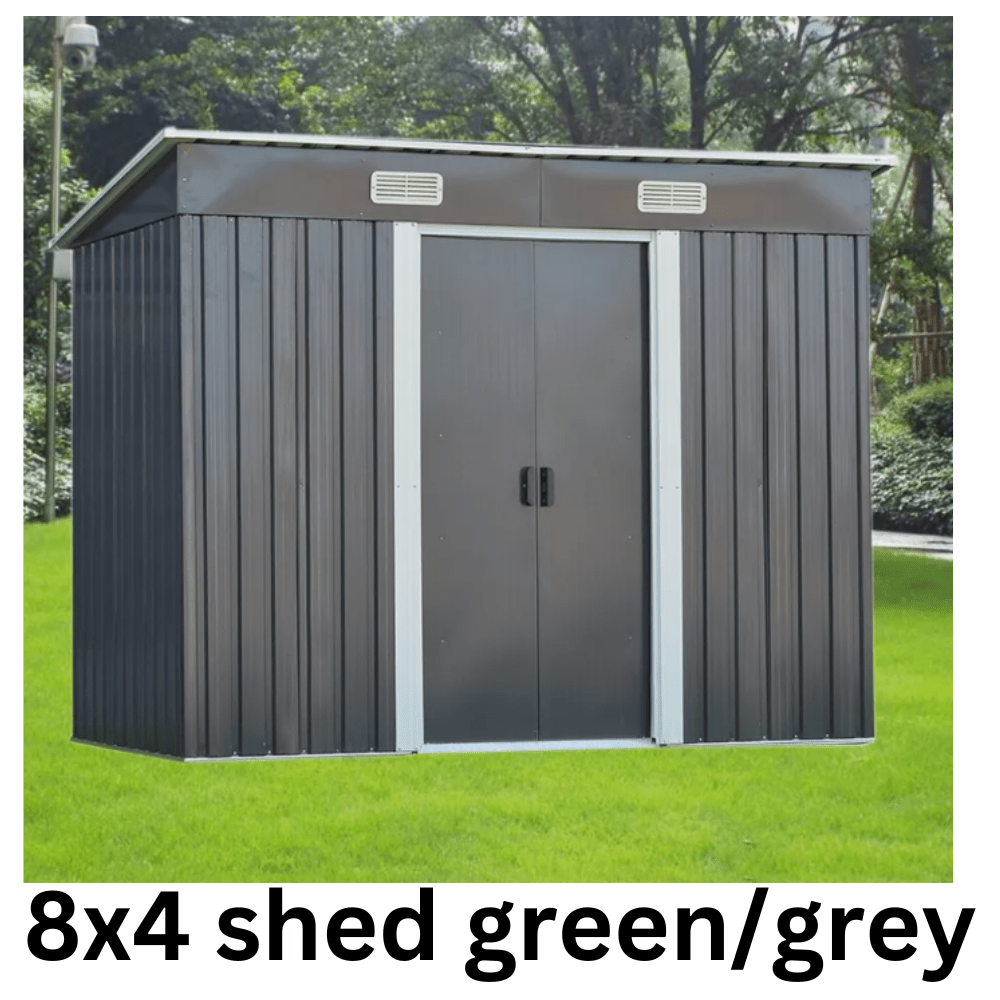 Metal Garden Shed | Heavy Duty Outdoor Storage & Workshop Building - Rackerman