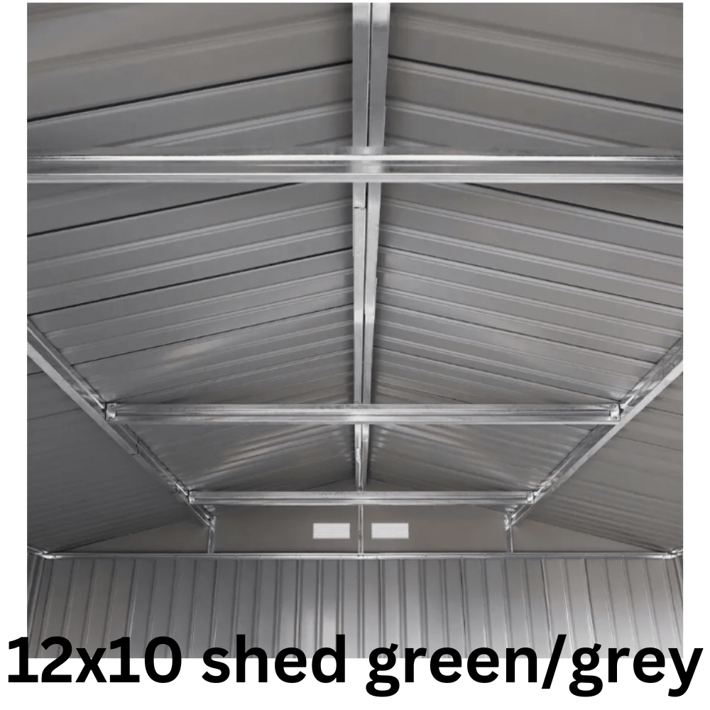 Metal Garden Shed | Heavy Duty Outdoor Storage & Workshop Building - Rackerman
