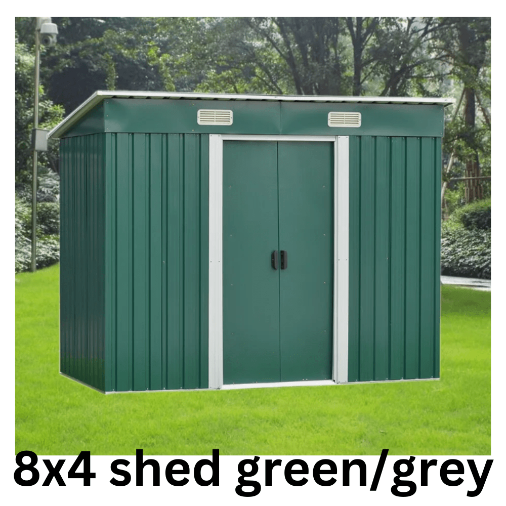 Metal Garden Shed | Heavy Duty Outdoor Storage & Workshop Building - Rackerman