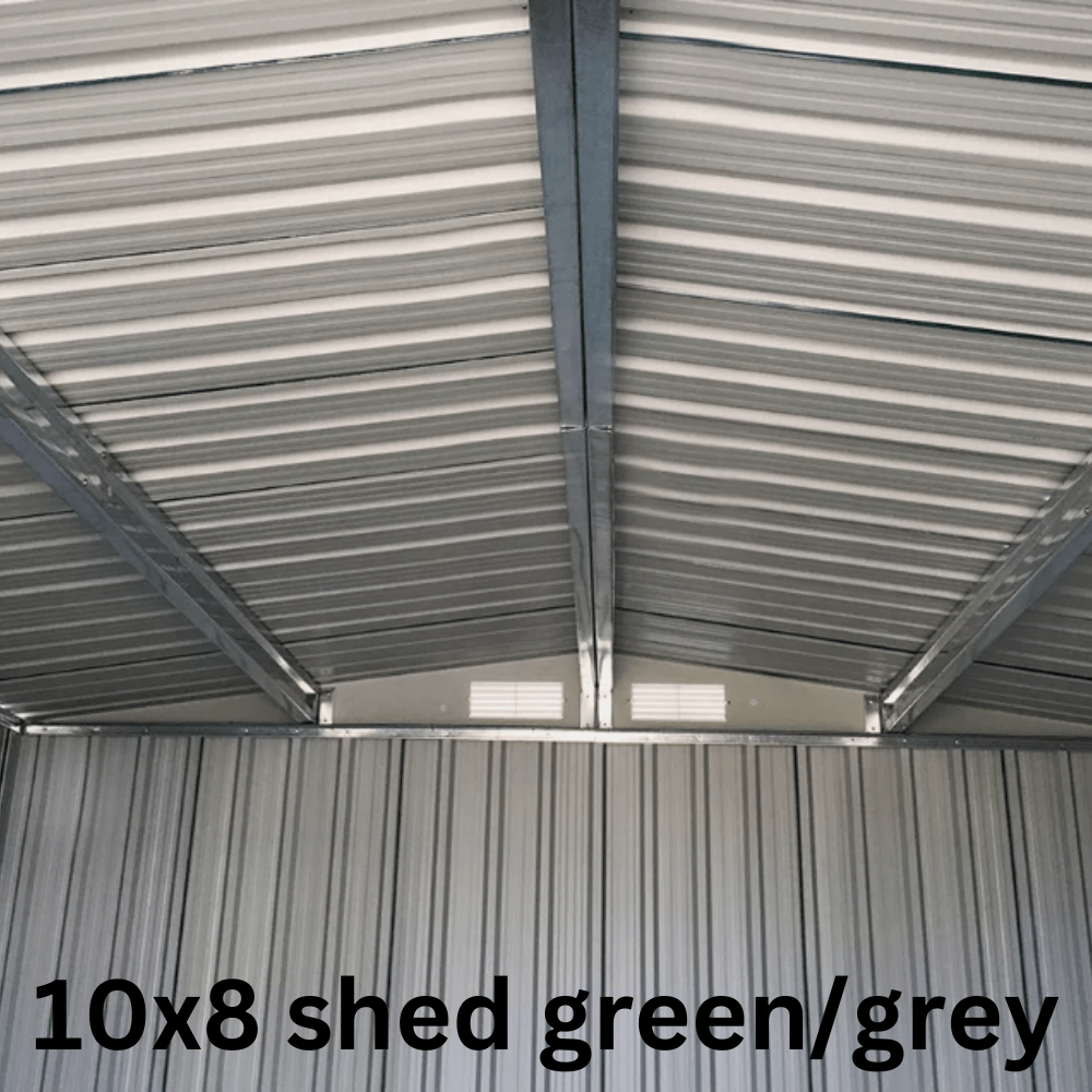 Metal Garden Shed | Heavy Duty Outdoor Storage & Workshop Building - Rackerman
